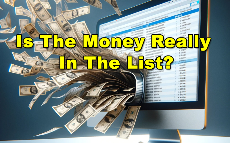 Read more about the article Is The Money Really In The List?