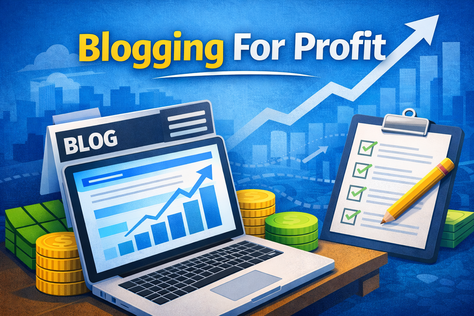 Blogging For Profit The Complete Beginners Blueprint For An Ad Supported Website