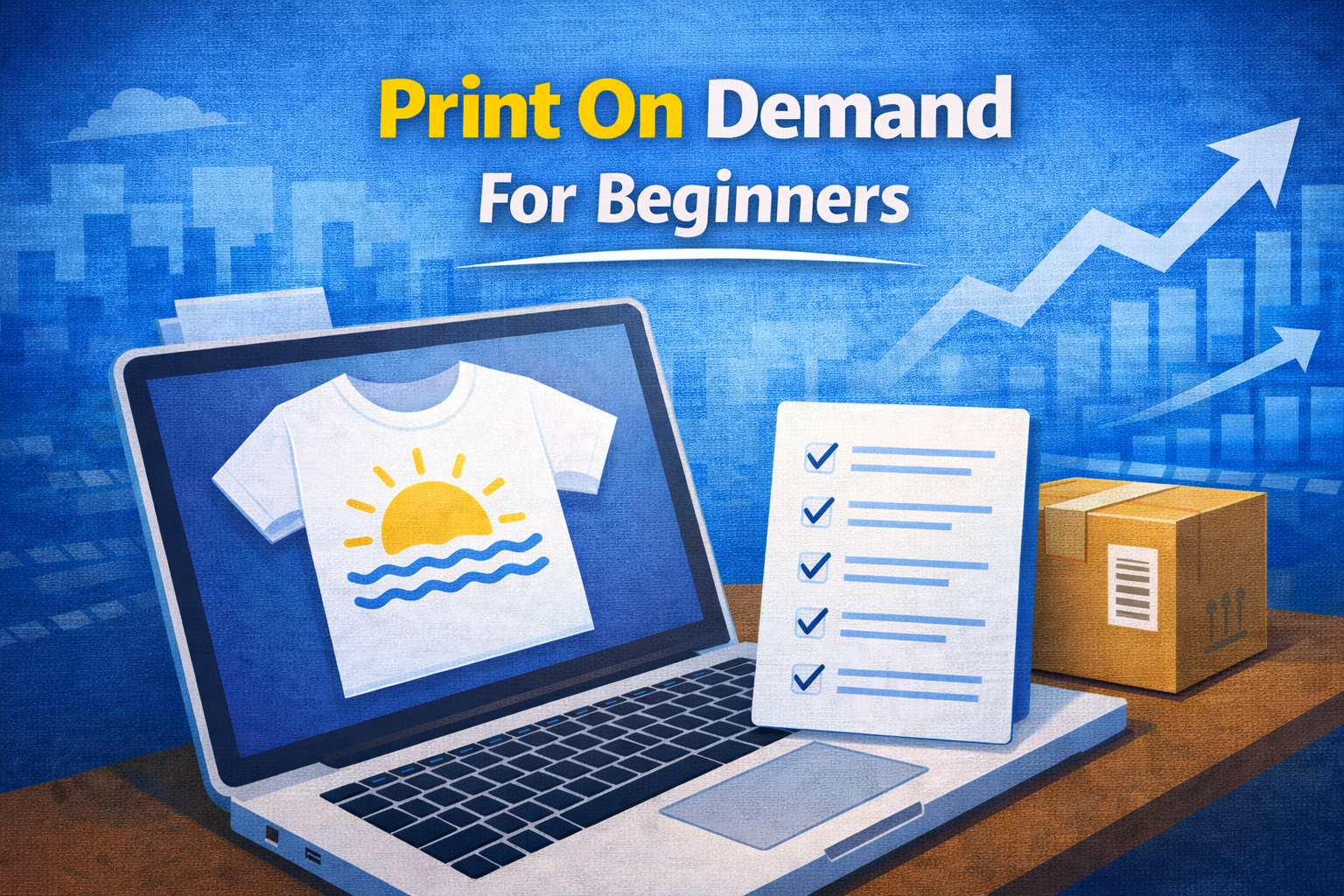 Print On Demand For Beginners How To Start With Simple Designs And No Inventory