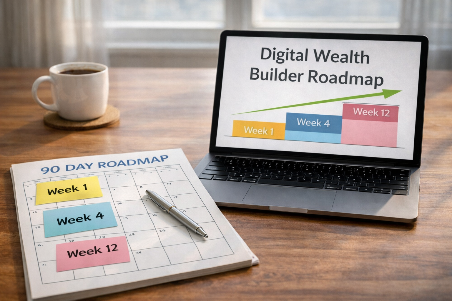 Digital Wealth Builder Roadmap A 90 Day Plan To Build Online Income And Invest It