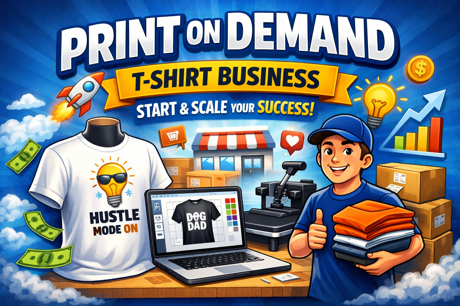 Print On Demand T Shirt Business Blueprint For Beginners